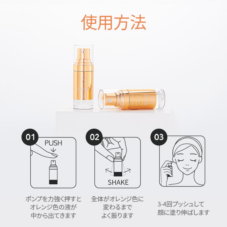 【DERMAFIRM ダーマファーム】Biotoc 3X ampoule 4pcsセット[Y1153]