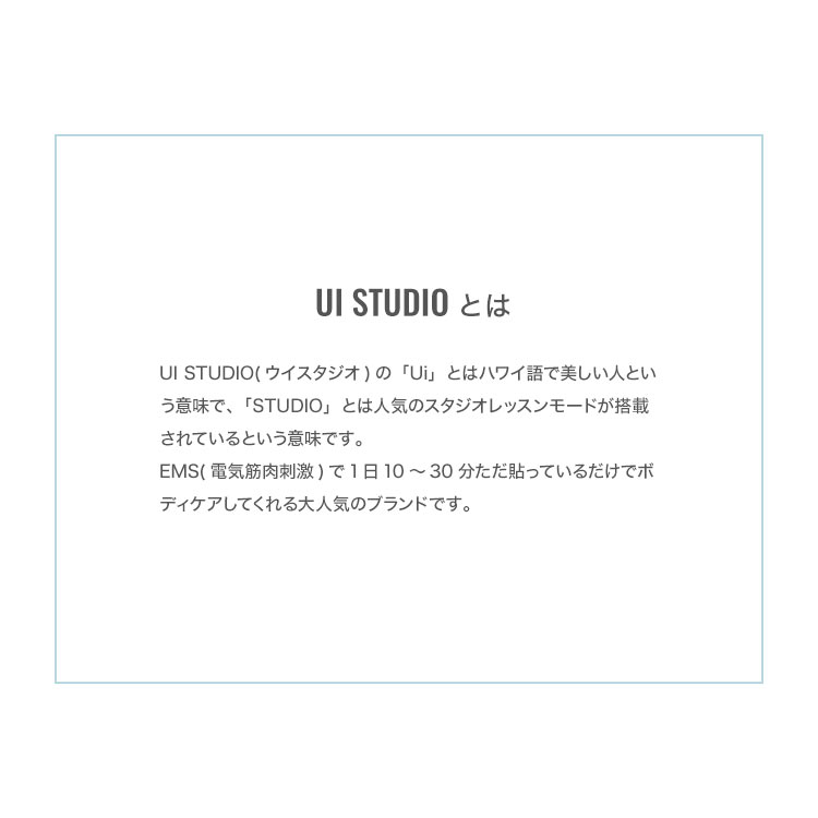 【Ui STUDIO】Quaro4極タイプEMS[Y490]